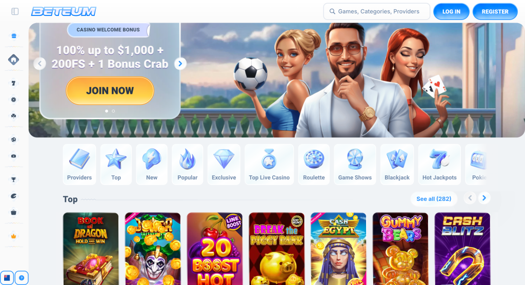 Home page Beteum